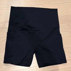 Maternity Fabletics Black Women's Bike Shorts